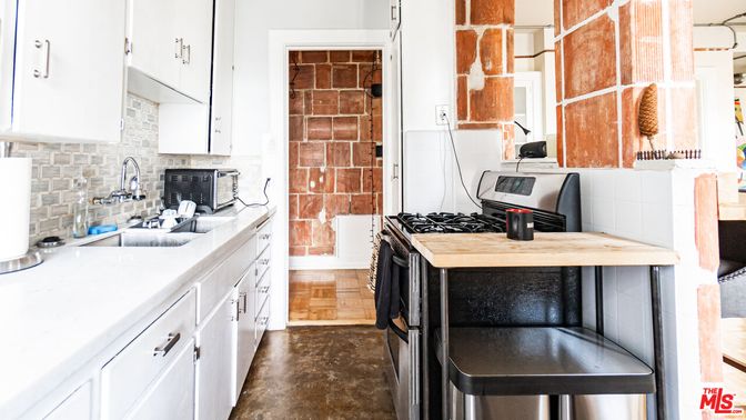 Interior, Kitchen, Stone Walls
