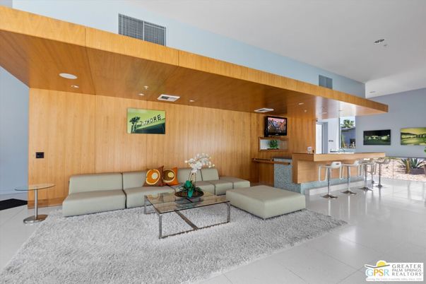 Interior, Living room, Recessed Lighting, Wooden Walls