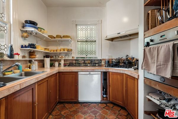 Interior, Kitchen, Tile Countertops