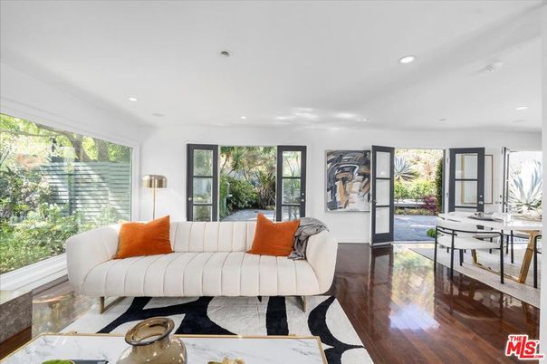 Home Office, Interior, Living room, Recessed Lighting, Wood Texture Flooring
