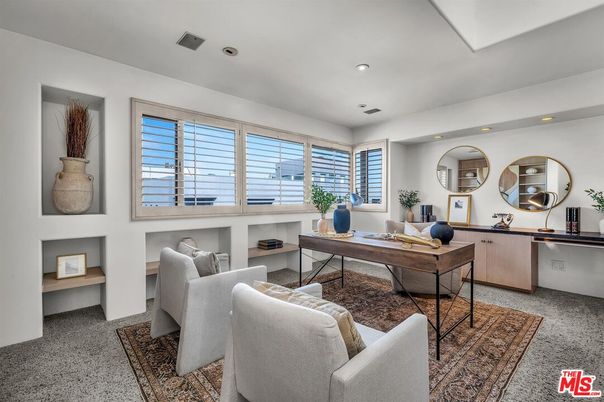 Home Office, Interior, Recessed Lighting