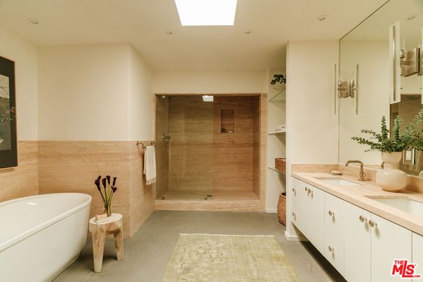 Bathroom, Dual Sink Vanities, Free Standing Baths, Glass Shower, Interior, Recessed Lighting