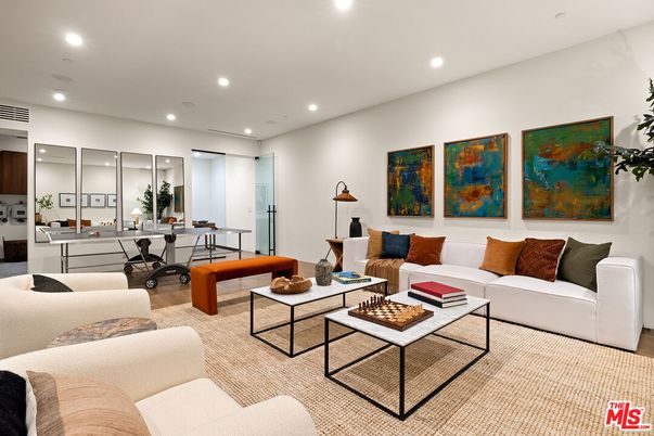 Interior, Living room, Recessed Lighting