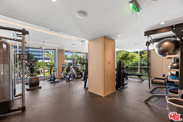 Fitness Equipment, Gym, Interior, Recessed Lighting
