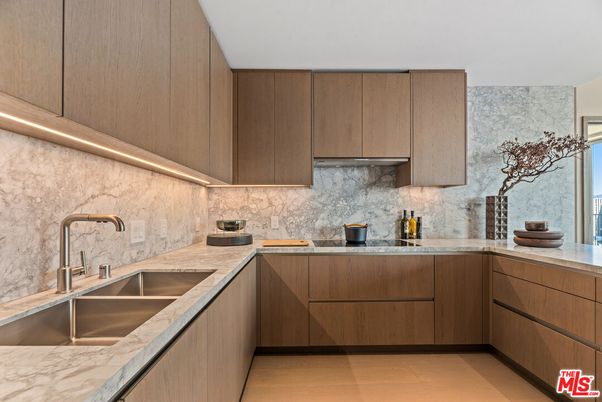 Interior, Kitchen, Marble Walls