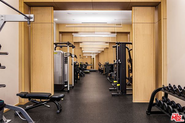 Fitness Equipment, Gym, Interior, Recessed Lighting