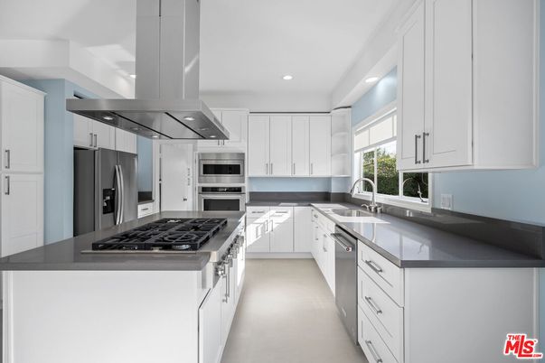 Interior, Kitchen, Recessed Lighting, Stainless Steel Appliances