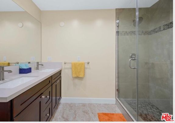 Bathroom, Dual Sink Vanities, Glass Shower, Interior