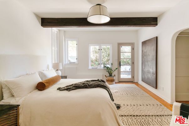 Bedroom, Interior, Wooden Beams, Wood Texture Flooring
