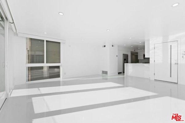 Empty room, Interior, Kitchen, Recessed Lighting