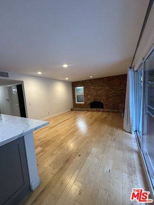 Interior, Recessed Lighting, Stone Walls, Wood Texture Flooring