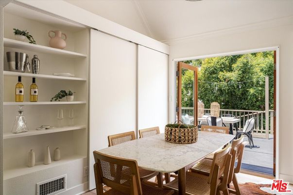 Dining room, Interior, Wood Texture Flooring
