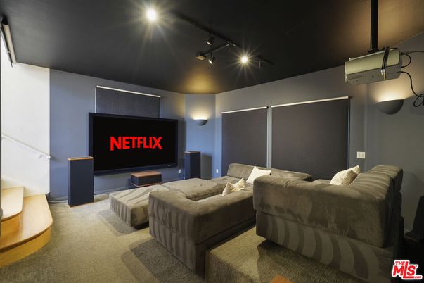 Interior, Projection Screen, Theatre Room
