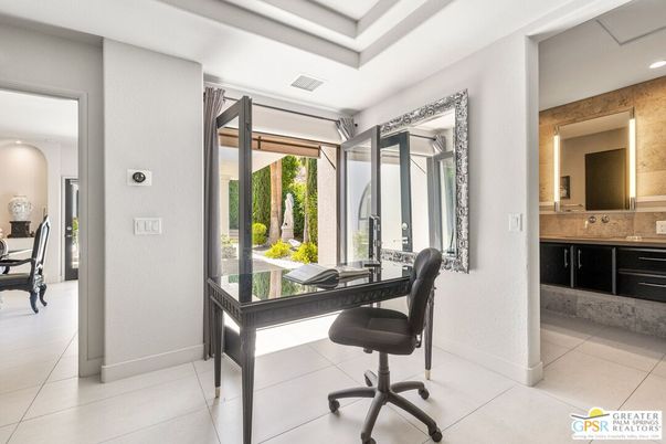 Home Office, Interior, Recessed Lighting