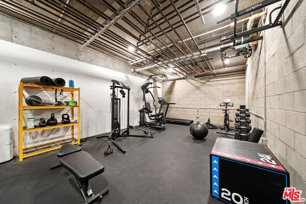 Fitness Equipment, Interior, Stone Walls