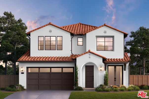 Attached, Exterior, Facade, Spanish Mediterranean