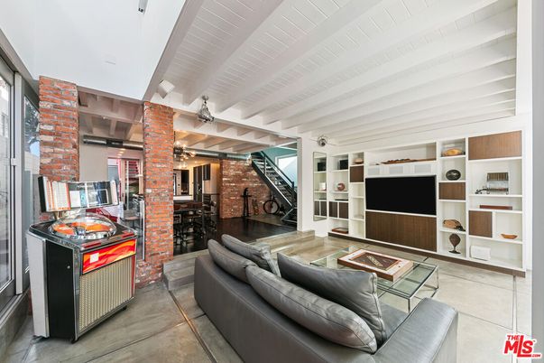 Interior, Living room, Stone Walls