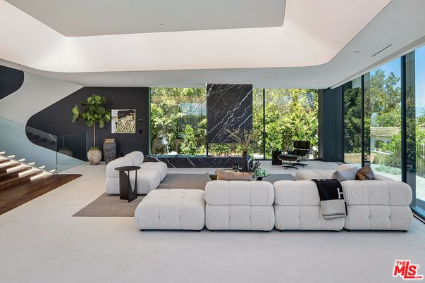 Interior, Living room, Recessed Lighting