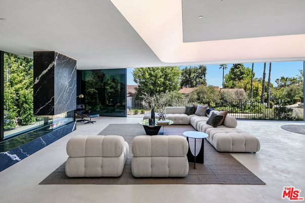 Fireplace, Interior, Living room, Marble Walls