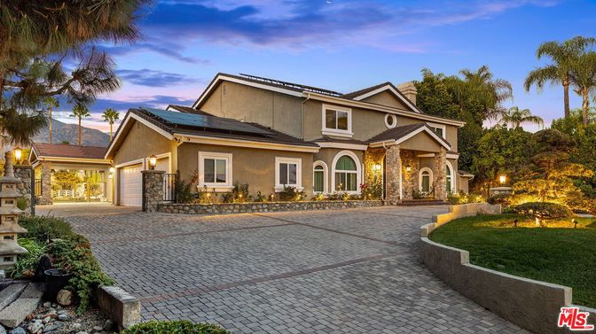 Attached, Backyard, Exterior, Facade, Solar Panels, Mediterranean