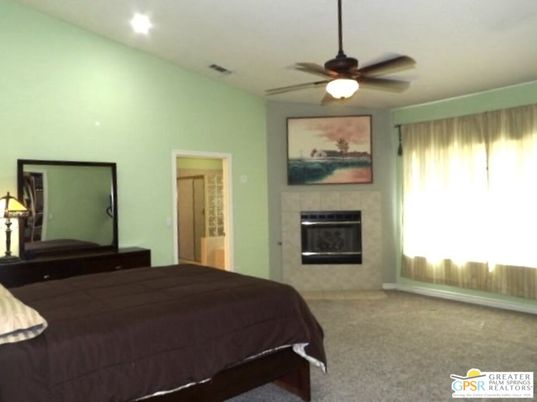 Bedroom, Fireplace, Interior, Recessed Lighting