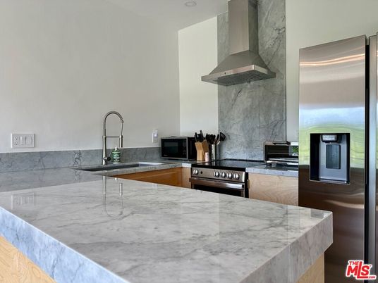 Interior, Kitchen, Marble Walls
