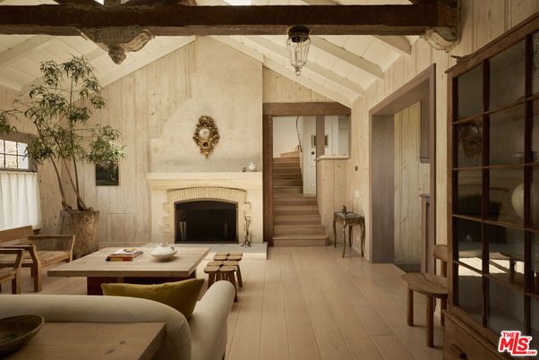 Fireplace, Interior, Wood Texture Flooring