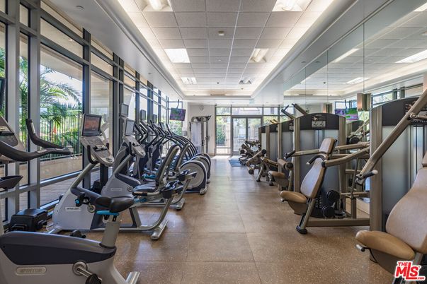 Fitness Equipment, Gym, Interior, Recessed Lighting