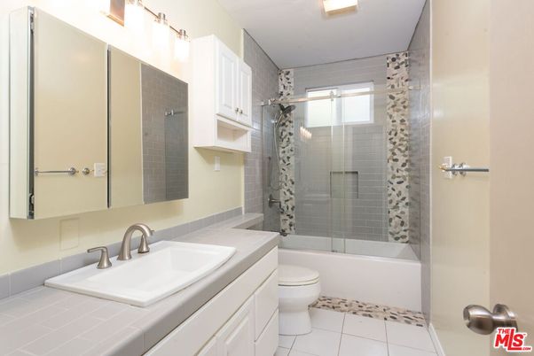 Bathroom, Glass Shower, Interior, Tile Countertops