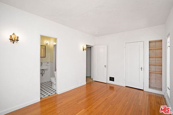 Bathroom, Empty room, Interior, Wood Texture Flooring