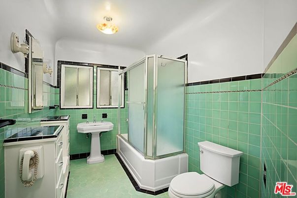 Bathroom, Glass Shower, Interior, Tile Countertops