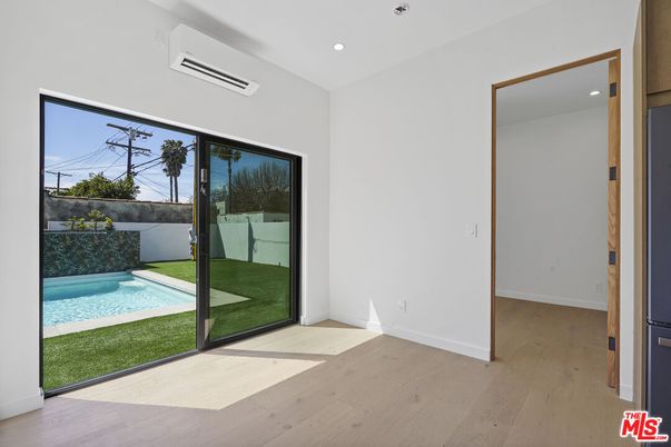 Interior, Pool, Recessed Lighting, Wood Texture Flooring