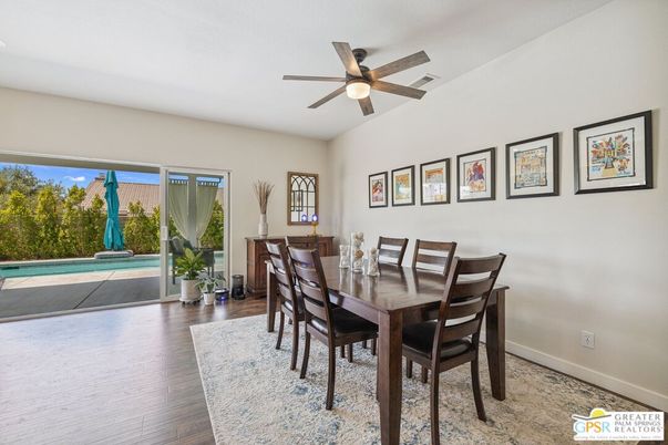 Dining room, Interior, Wood Texture Flooring