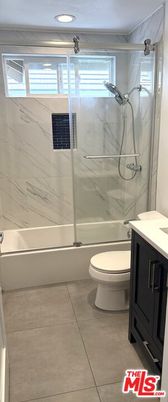 Bathroom, Glass Shower, Interior, Marble Walls, Recessed Lighting