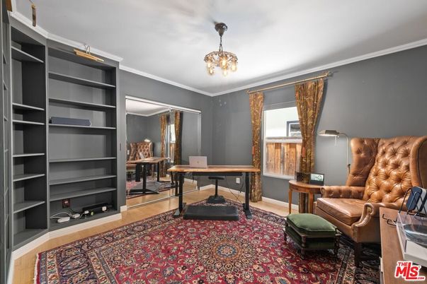 Home Office, Interior, Wood Texture Flooring