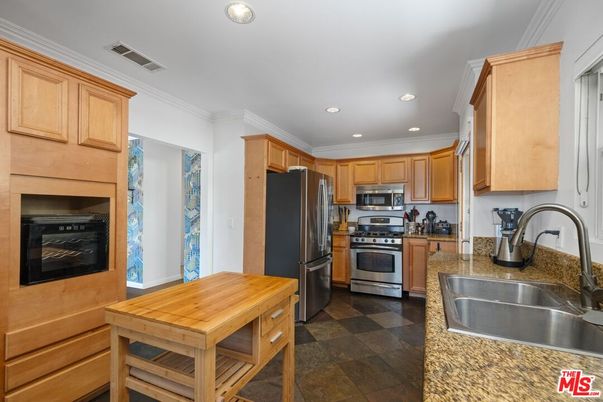 Interior, Kitchen, Recessed Lighting, Stainless Steel Appliances