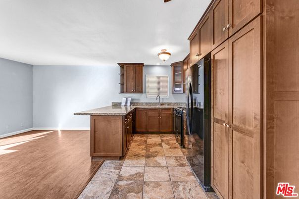 Interior, Kitchen, Wood Texture Flooring