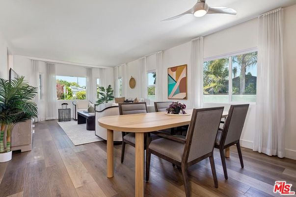 Dining room, Interior, Wood Texture Flooring