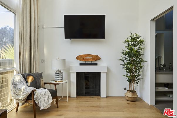 Fireplace, Interior, Wood Texture Flooring