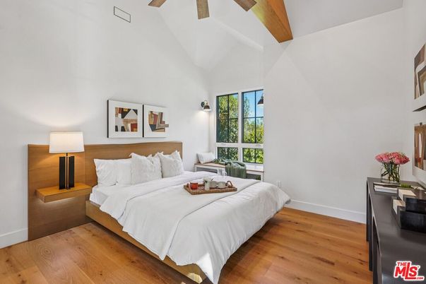 Bedroom, Interior, Wooden Beams, Wood Texture Flooring