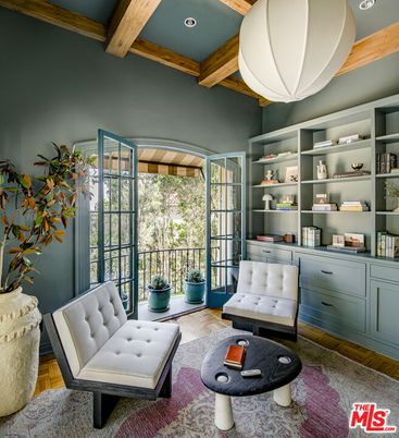 Interior, Recessed Lighting, Wooden Beams, Wood Texture Flooring