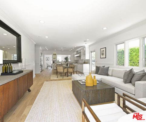 Dining room, Interior, Kitchen, Living room, Recessed Lighting, Wood Texture Flooring
