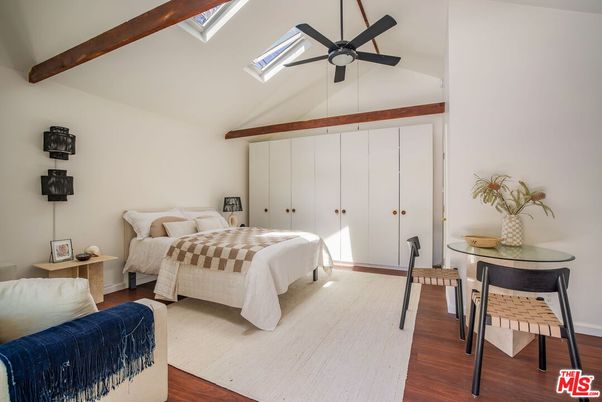 Bedroom, Interior, Wooden Beams, Wood Texture Flooring
