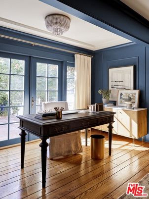 Home Office, Interior, Wood Texture Flooring