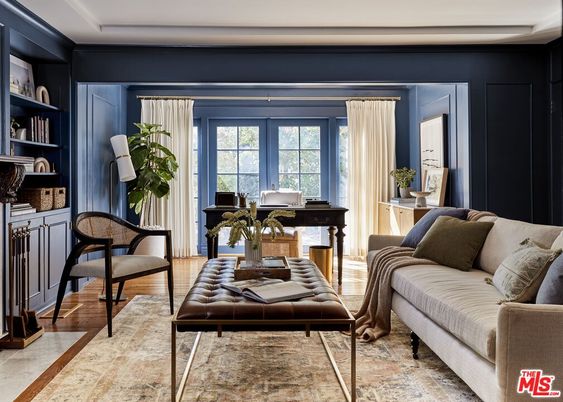 Home Office, Interior, Wood Texture Flooring