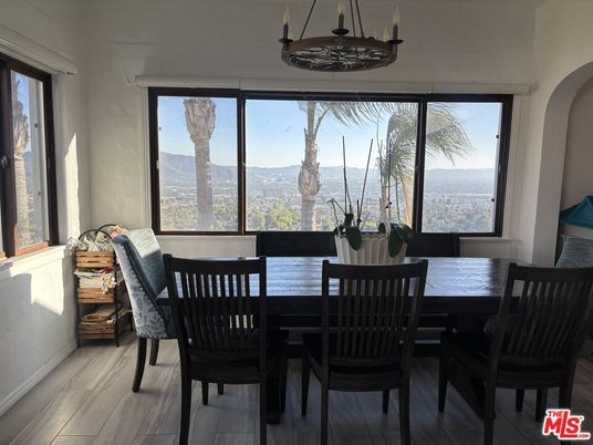 Dining room, Interior, Wood Texture Flooring