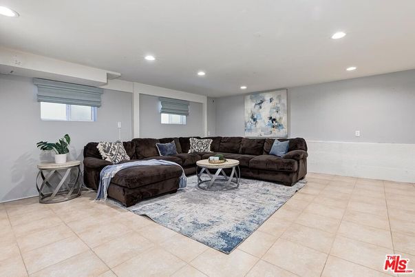 Interior, Living room, Recessed Lighting