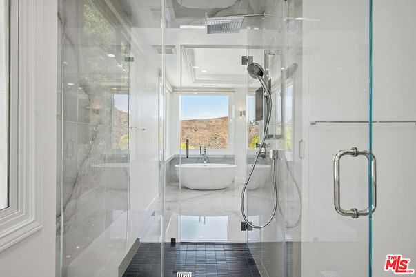 Bathroom, Free Standing Baths, Glass Shower, Interior