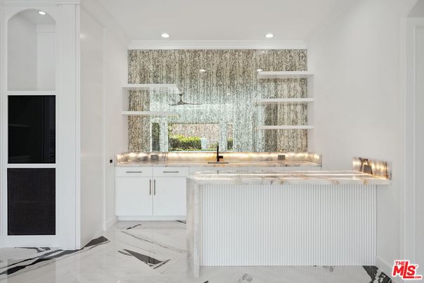 Interior, Marble, Recessed Lighting