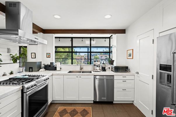 Interior, Kitchen, Recessed Lighting, Stainless Steel Appliances